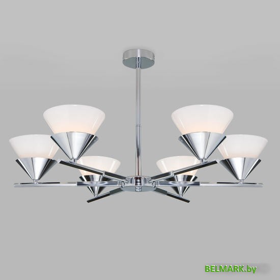 Люстра средней высоты Евросвет 70138/6 (хром) - фото