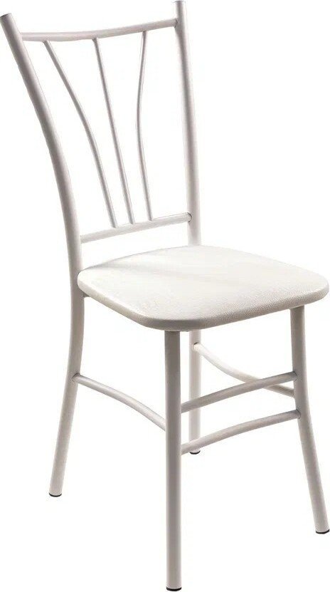 Стул ВВР Трилогия (белый крокодил/белый, экокожа) - фото