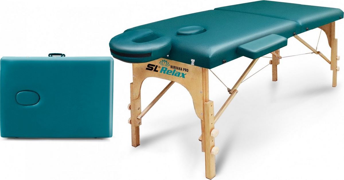 Массажный стол SL Relax Nirvana Pro SLR-13 (бирюзовый) - фото2