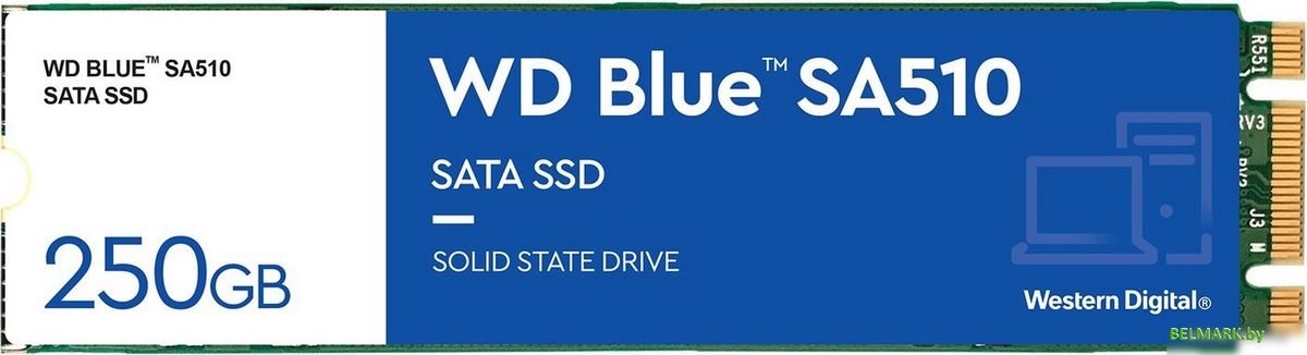 SSD WD Blue 250GB WDS250G3B0B - фото