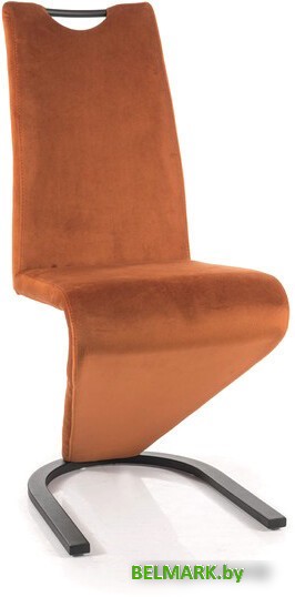 Стул Signal H090 Velvet (bluvel 4215 корица/черный) - фото