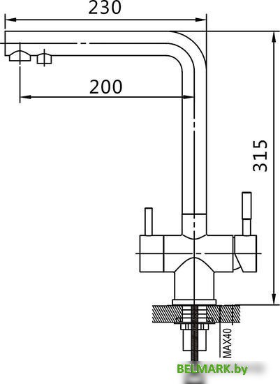 Смеситель Shevanik S468B - фото2