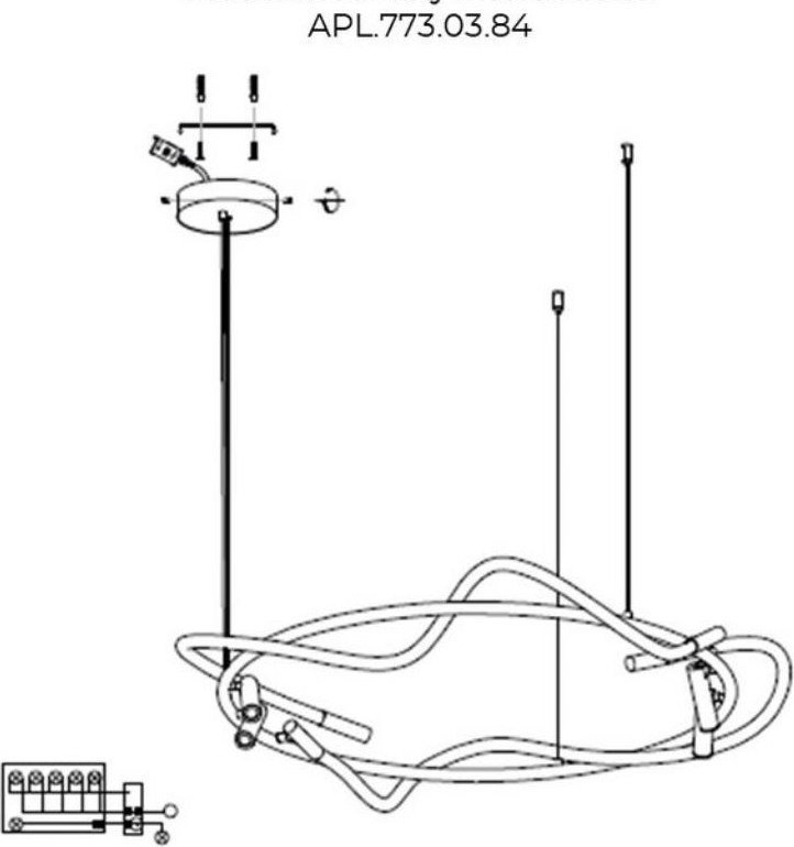 Подвесная люстра Aployt APL.773.03.84 - фото2