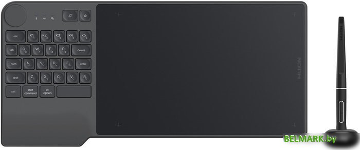 Графический планшет Huion Inspiroy Keydial KD200 (черный) - фото