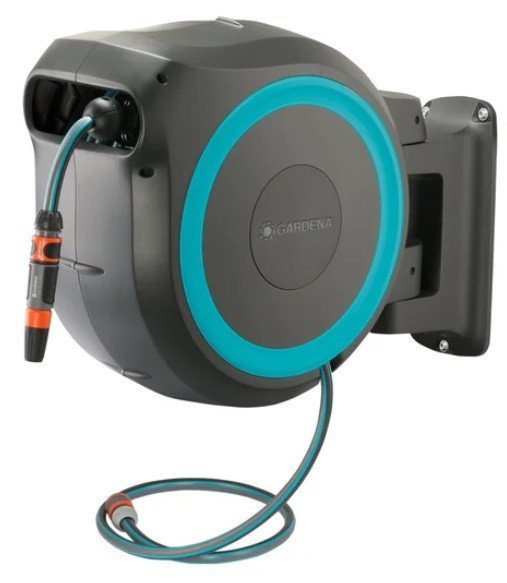 Катушка со шлангом Gardena Катушка со шлангом автоматическая RollUp 18625-20 (13 мм, 30 м) - фото