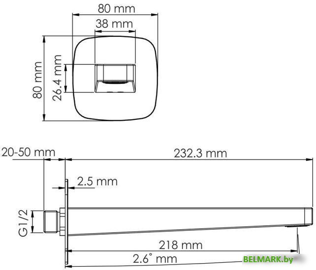 Излив Wasserkraft A315 - фото2