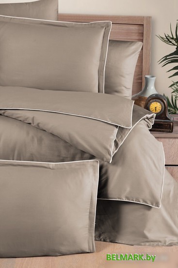 Постельное белье DO&CO Delux Premium Lucca 11987 (коричневый) - фото2