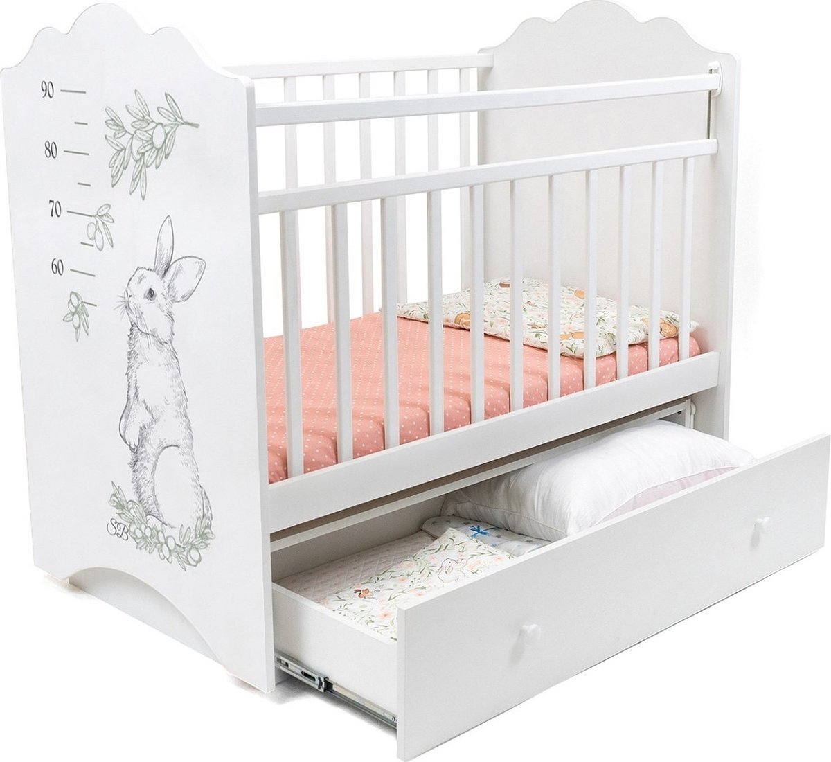 Классическая детская кроватка Labalu Sweet Baby (Lemure) - фото2