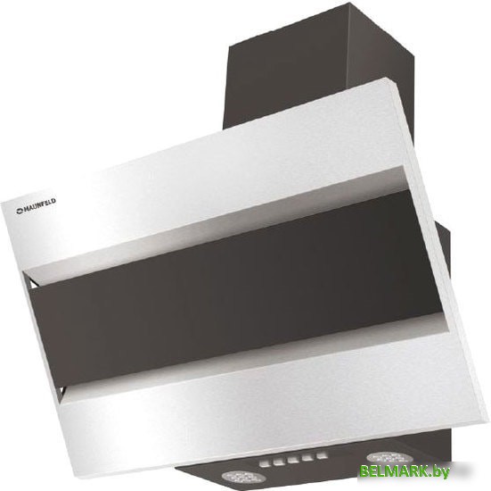 Кухонная вытяжка MAUNFELD Bridge 60 (нержавеющая сталь/черное стекло) - фото