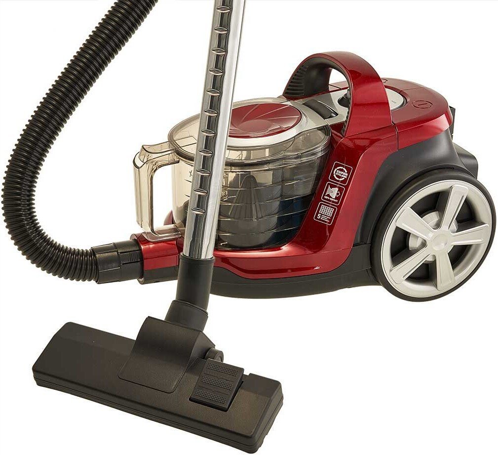 Пылесос Delta DE-3502 (красный) - фото