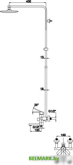 Душевая система Kaiser 34182 - фото2