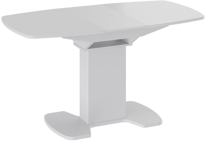 Кухонный стол Трия Портофино СМ(ТД)-105.01.11(1) (белый глянец/стекло белое) - фото2
