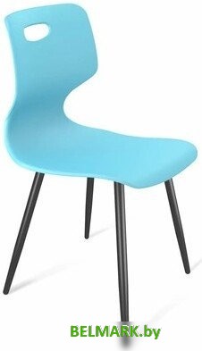 Стул Sheffilton SHT-ST58/S95-1 a5-7 (голубой/черный муар) - фото