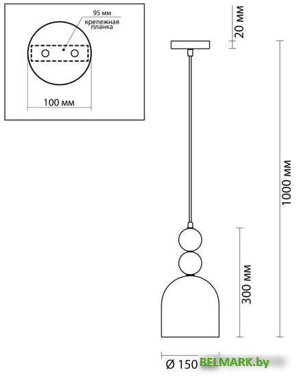 Подвесная люстра Lumion Gillian 4589/1A - фото2