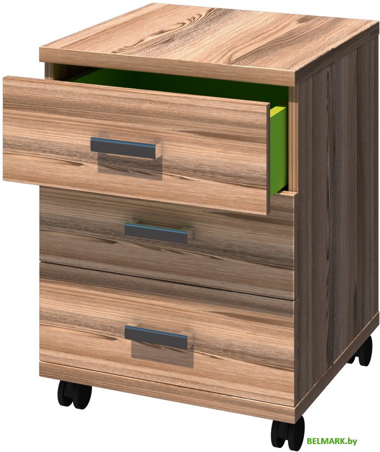 Тумба Программа Техно Аргентум HT-330 (дуб сафари) - фото