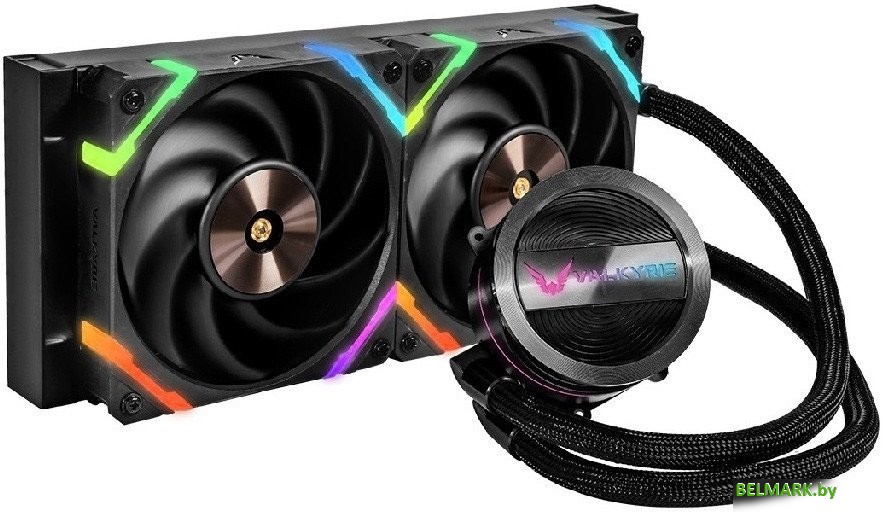 Система жидкостного охлаждения для процессора Valkyrie Dragonfang 240 (черный) - фото