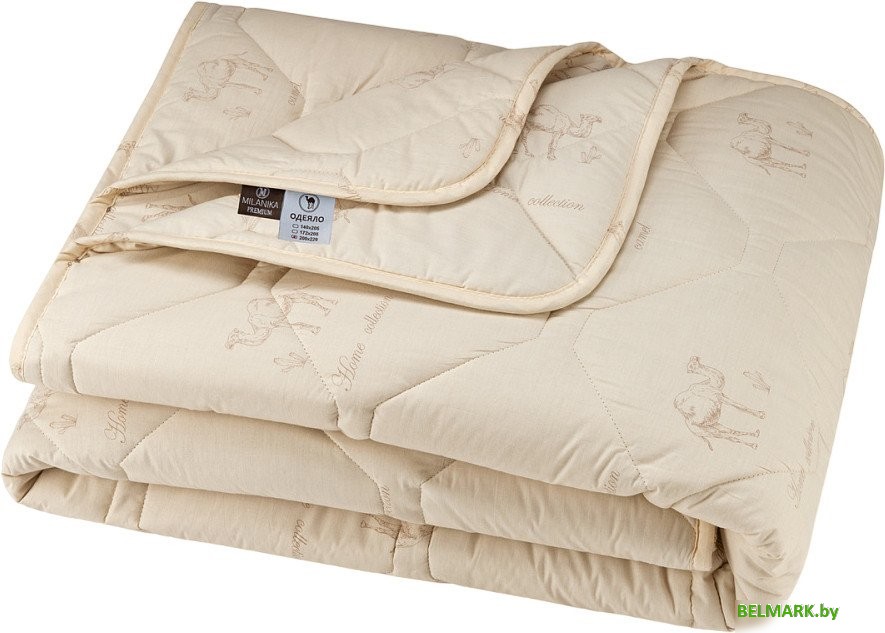 Одеяло Milanika Верблюжья шерсть Премиум тематика Евро - фото