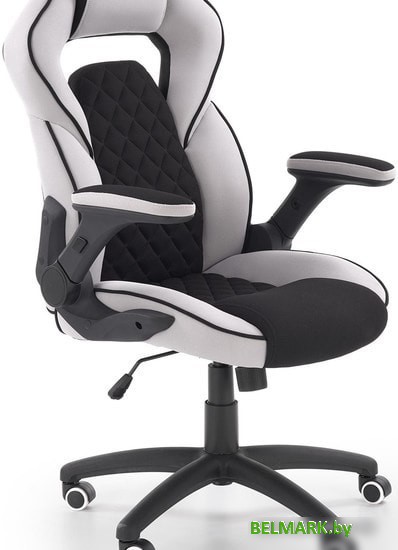 Кресло Halmar Sonic (черный/светло-серый) - фото2