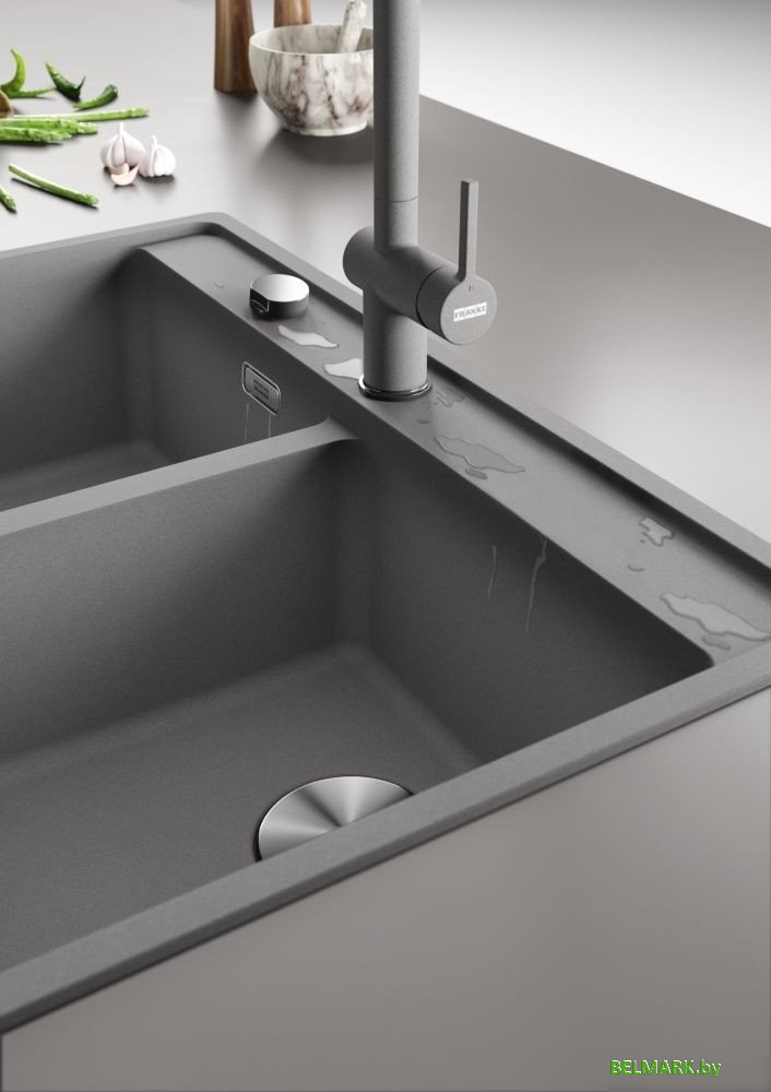 Кухонная мойка Franke Maris MRG 620-35-35 114.0661.784 (каменно-серый) - фото2