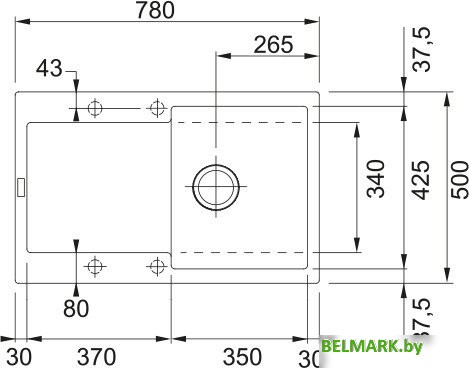 Кухонная мойка Franke Maris MRG 611-78 114.0675.998 (кофе) - фото2
