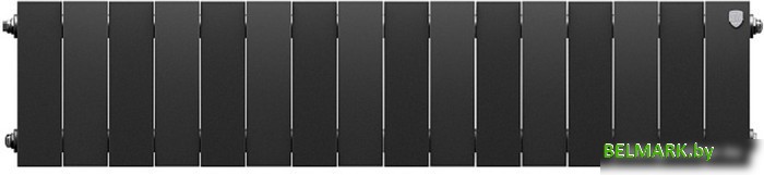 Биметаллический радиатор Royal Thermo PianoForte 200 Noir Sable (16 секций) - фото2