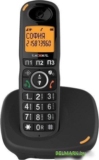 Радиотелефон TeXet TX-D8905A (черный) - фото