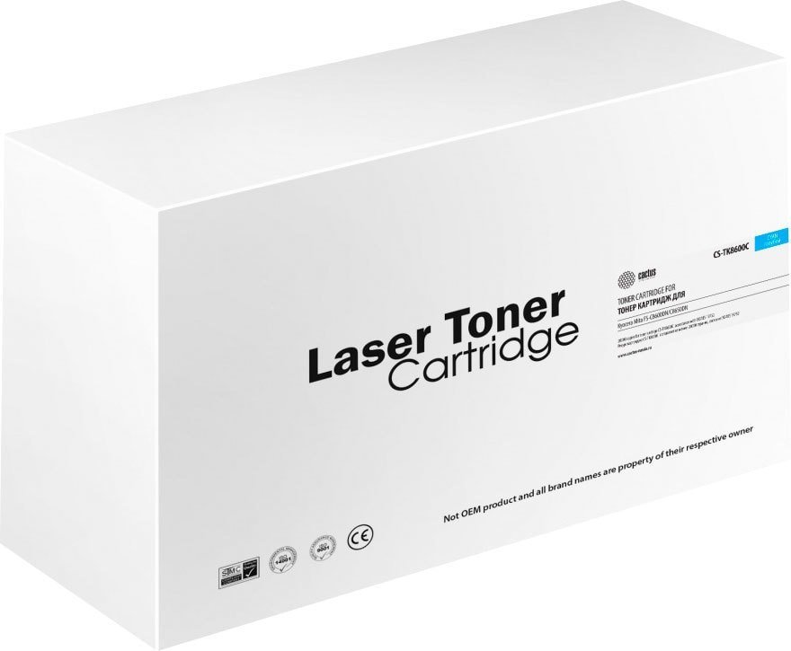 Картридж CACTUS CS-TK8600C (аналог Kyocera TK-8600C) - фото