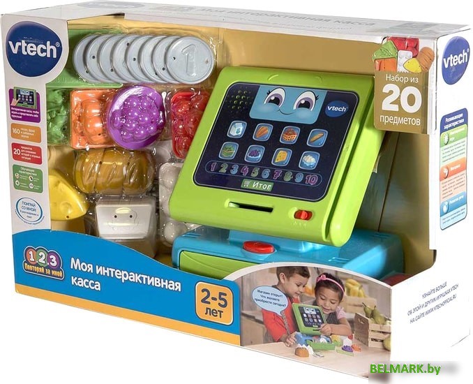 Интерактивная игрушка VTech Моя интерактивная касса 80-81673R - фото