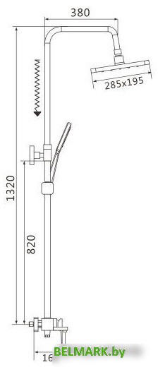 Душевая система Shevanik S9036F - фото2