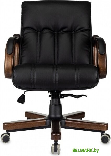 Офисное кресло Бюрократ T-9932W-LOW-Eco (черный, экокожа) - фото2