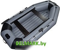 Моторно-гребная лодка Vivax К300Т НДНД (без киля, серый/черный) - фото