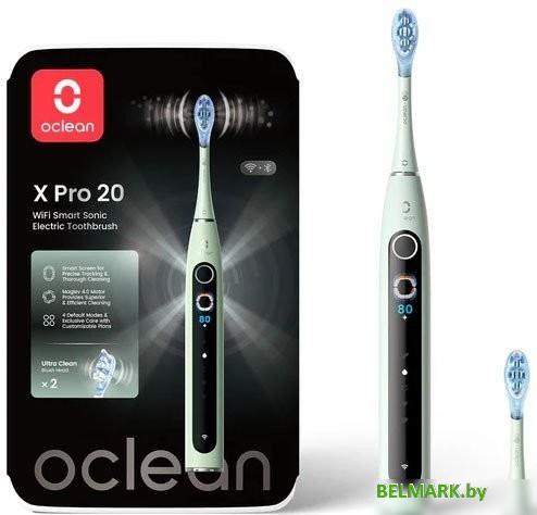 Электрическая зубная щетка Oclean X Pro 20 (зеленый) - фото