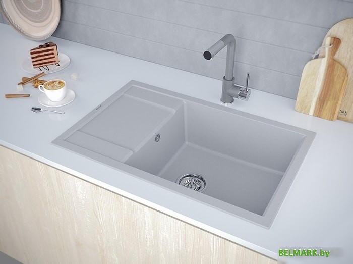 Кухонная мойка Paulmark Flugen 60 PM317850-GRM - фото2