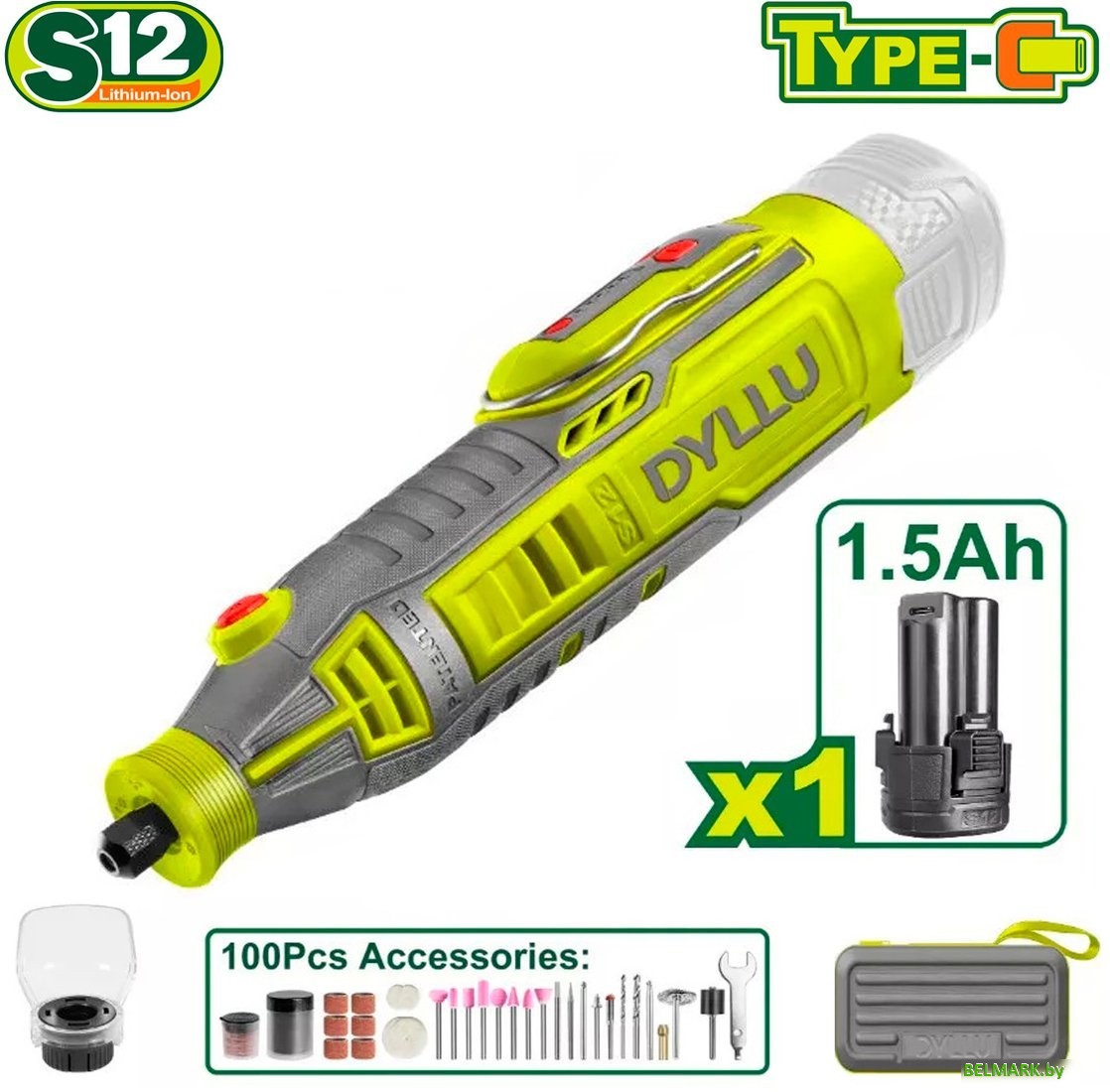 Гравер Dyllu DTRY1M121 (с 1-им АКБ, кейс) - фото