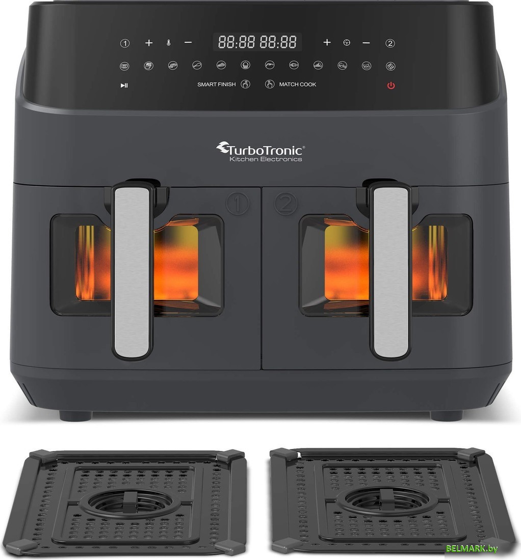 Аэрофритюрница TurboTronic TT-DAF6W (серый) - фото2