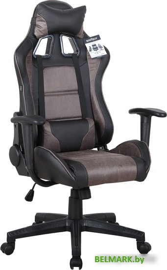 Кресло Brabix GT Racer GM-100 (черный/коричневый) - фото