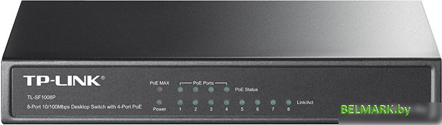 Коммутатор TP-Link TL-SF1008P - фото