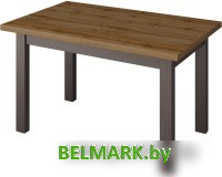 Кухонный стол Senira Кастусь 120-160x75 (дуб вотан/венге) - фото