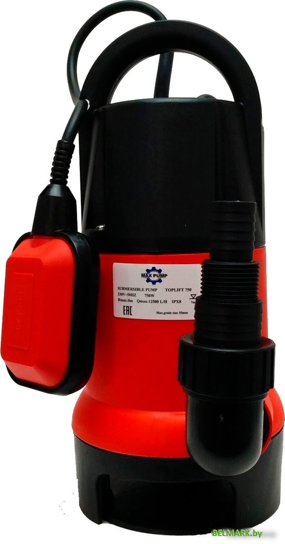 Фекальный насос Maxpump TOPLIFT 750 - фото2