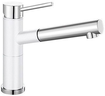 Смеситель Blanco Alta-S Compact Silgranit (белый) [515327] - фото