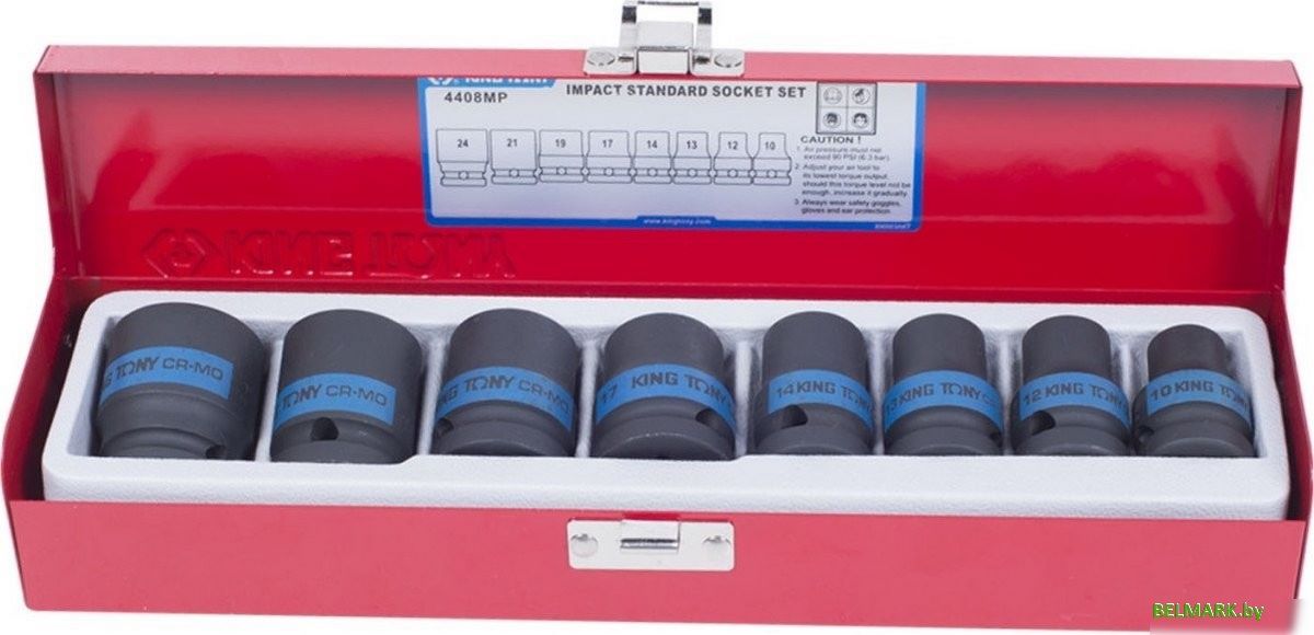 Набор головок слесарных King Tony 4408MP - фото