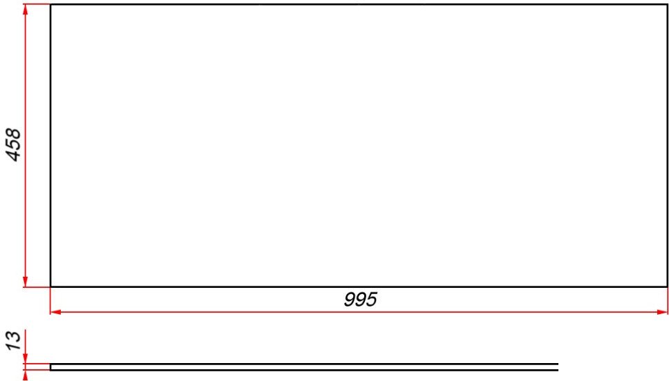 ЗОВ Столешница 13 CKP13W995458 (белый) - фото2