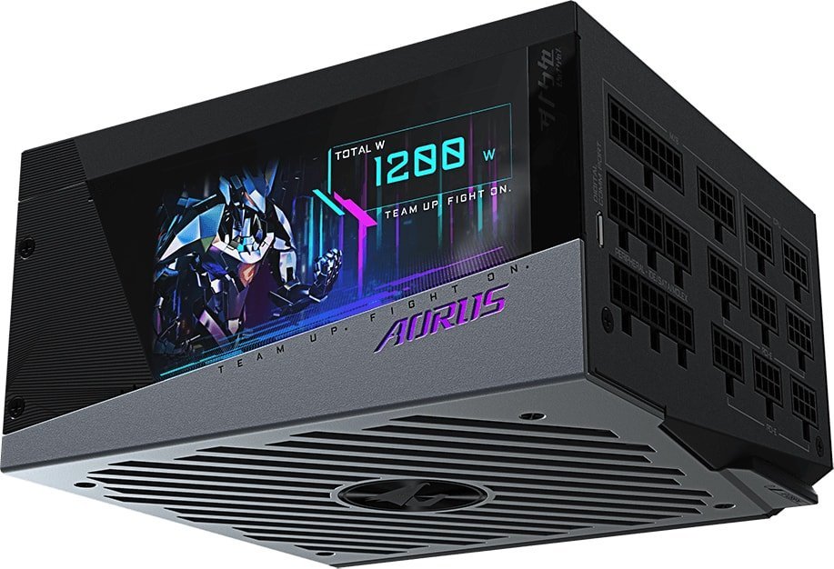 Блок питания Gigabyte Aorus P1200W 80+ Platinum Modular GP-AP1200PM - фото2