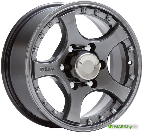 Литые диски SKAD Титан 16x7" 5x139.7мм DIA 109.7мм ET 20мм Графит - фото