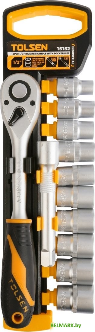 Набор головок слесарных Tolsen TT15152 - фото