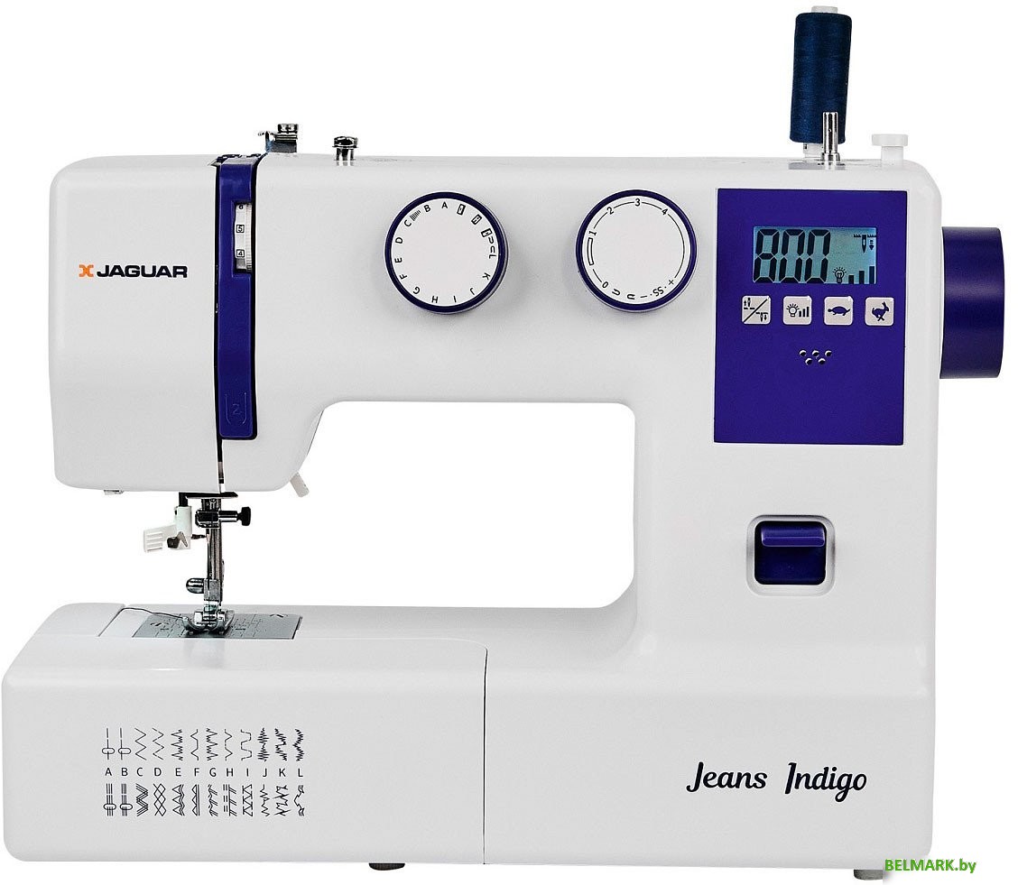 Электронная швейная машина Jaguar Jeans Indigo - фото