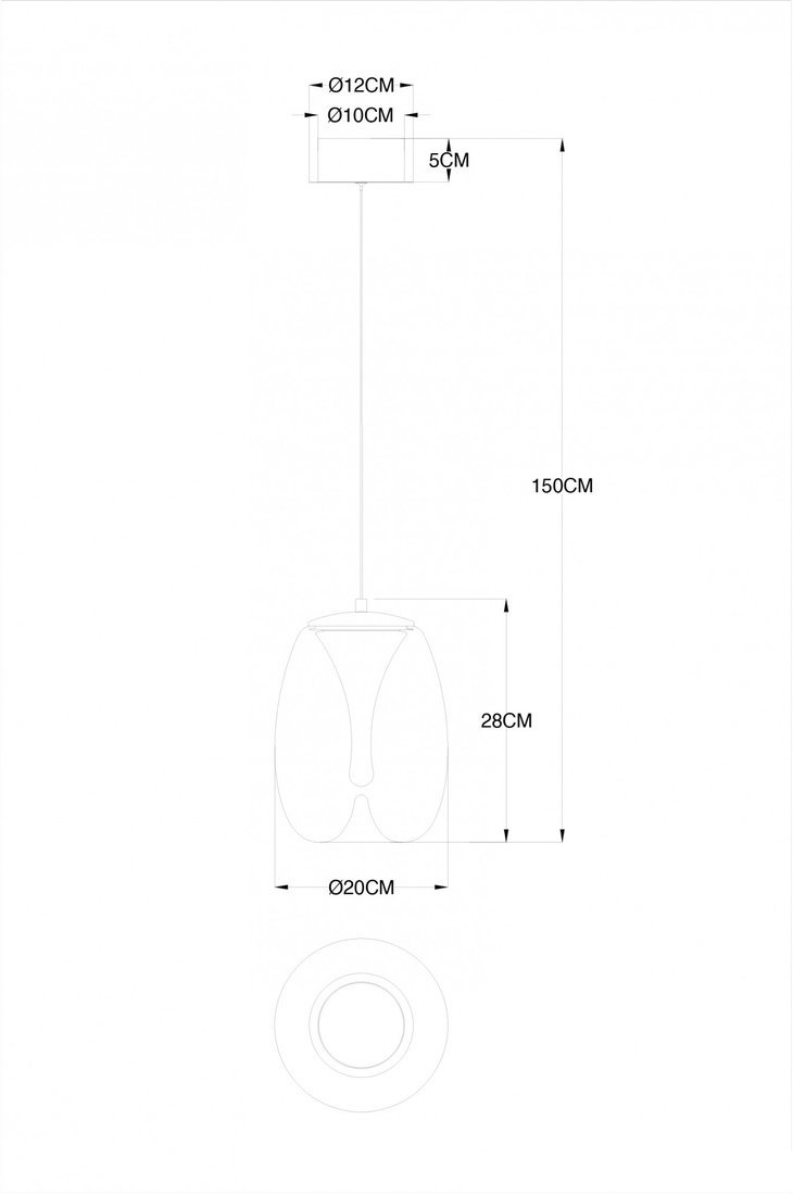 Подвесная люстра Divinare Campo 5874/07 SP-8 - фото2
