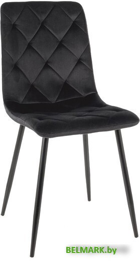 Стул Signal Jerry Velvet (bluvel 19 черный/черный) - фото