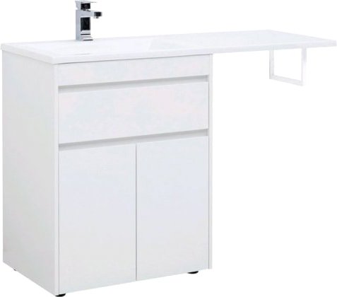 Aquanet Тумба под умывальник Токио 68 00237746 (левая, белый) - фото
