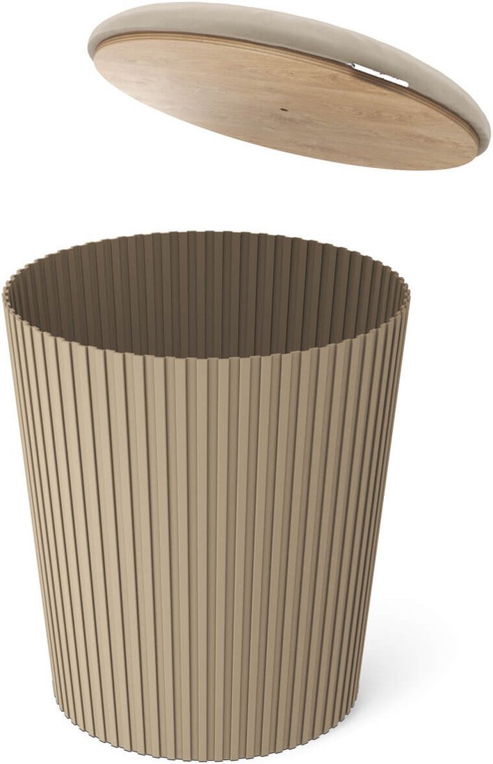 Пуфик Sheffilton SHT-B24 (ванильный крем/капучино) - фото2